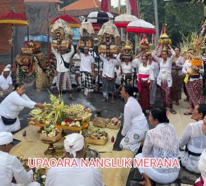 DESA ADAT KUTA GELAR UPACARA TOLAK BALA MOHON ANUGRAH DEWA BARUNA