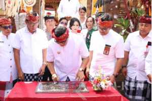 Bupati Sanjaya Hadiri Pemelaspasan Padmasana RSUD Singasana, Tekankan Makna Yadnya dan Pelayanan Preventif