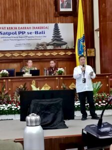 Rakerda Polisi Pamong Praja se Bali, Agung Endrawan Soroti Utamakan Deteksi Dini Pencegahan Trantibum