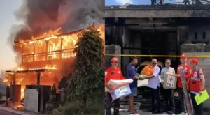 PMI Tabanan Bergerak Cepat Bantu Korban Kebakaran di Yeh Gangga Kaja